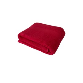 BONPERLA 100% Cotton Turkish Towels for Bath Hotel and Spa, Extra Large Oversized Bath Towels, Soft and Absorbent Bath Sheet, Red (1)