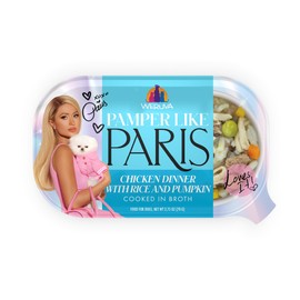 Weruva Weruva Paris Hilton Pamper Like Paris Natural Wet Dog Food, Chicken with Rice and Pumpkin, 2.75oz Cup (Pack of 10)