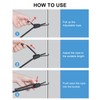 EXVITAL Adjustable Bungee Cords with Hook Elastic Carabiner Bungee Straps