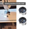 ECSiNG 4PCS Stainless Steel Bobbin Case 22.5x13mm Compatible with Juki