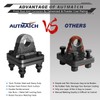 AUTMATCH D Ring Shackle Mount with Backer Plate (2 Pack)