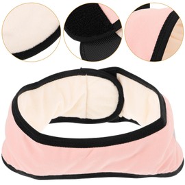 HOMSFOU Schalldichte Schlaf-Ohrenschützer Lärmreduzierende Ohrenschützer Geräuschunterdrückende Ohrabdeckungen Schlafmaske Zum Schlafen Training Joggen Yoga Flugreisen Meditation Rosa