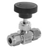 304 Stainless Steel Valve 2‑Way High Pressure Needle Flow Control