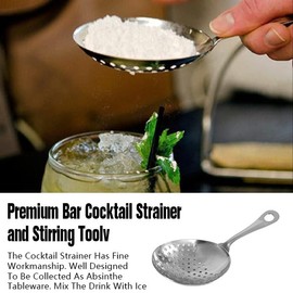 Julep Stainless Steel 304 Strainer - Premium Bar Cocktail Strainer and Mixing Tool