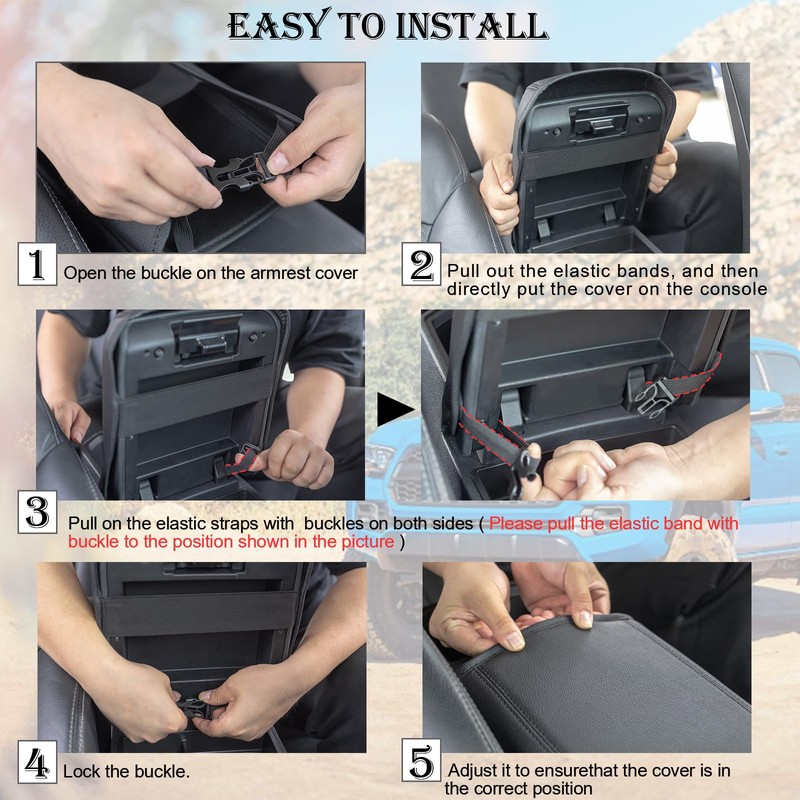JDMCAR Center Console Cover Compatible with 2024 2025 2026 Toyota