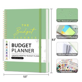 Budget Planner Account Book Monthly Expense Tracker, Saving Tracker, Debt Tracker, Monthly Budget Review 5.5" x 8.5", Control Your Money to Manage Your Finances