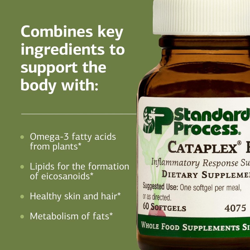 Standard Process Flax Oil Plus - Supplement with Vitamin B6