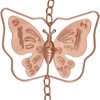 Butterfly Rain Chain Metal Outdoor Decorative Downspout Hanging Drainage Rain