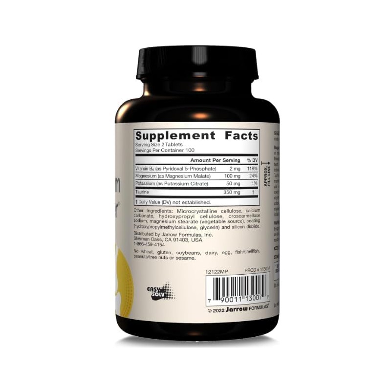 Jarrow's Magnesium Optimizer & Vitamin B6 200 Vegan Tablets