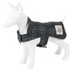 Touchdog ® 2-in-1 Windowpane Plaided Dog Jacket with Matching Reversible