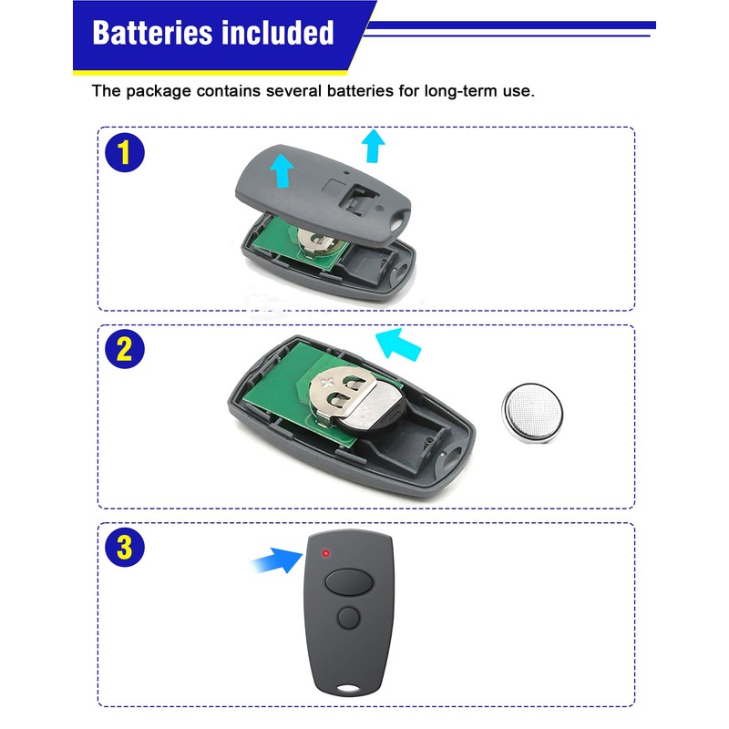 868MHz Handheld Transmitter for Marantec Digital 302, 304, 382, 384,