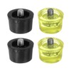 HARFINGTON 2set Hammer Replacement Heads 40mm/1.6" Dia Double Faced Plastic