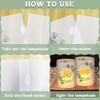 12 Lanterns, Table Decoration, Golden Wedding Anniversary Decoration, Eucalyptus Green,