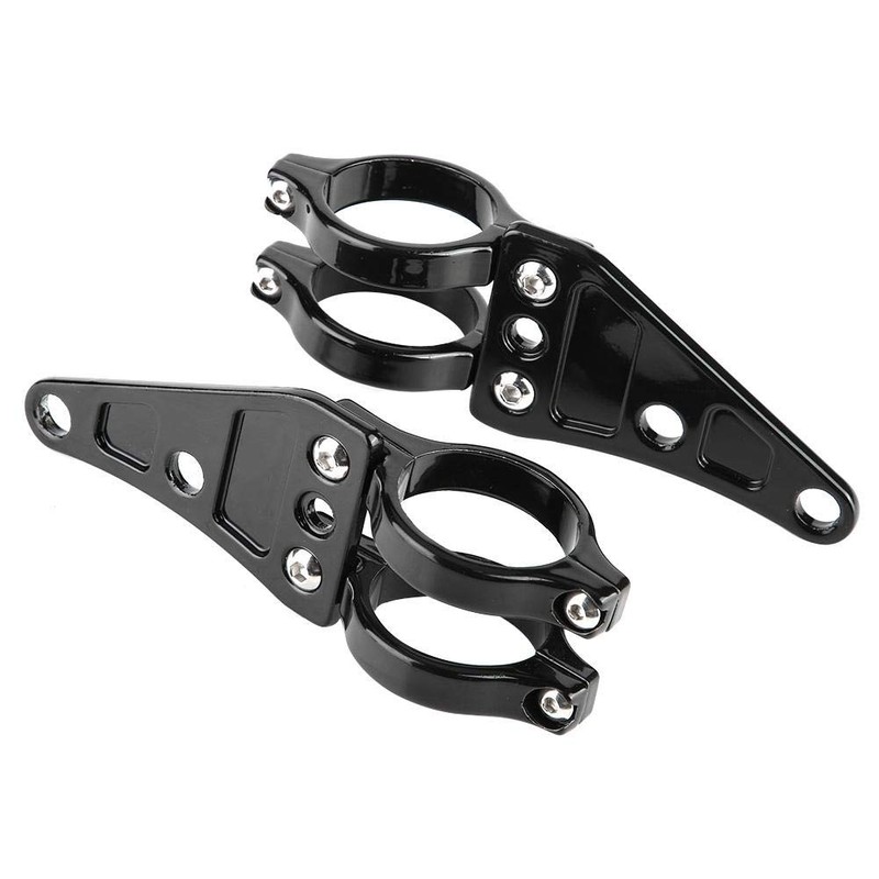 38-41mm Turn Signal Clamps Headlight Bracket, 2 Pieces Billet Aluminum
