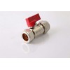 Wärmer System 15mm/16mm Red Pex al-pex Ball Valve Brass Compression