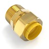 GASHER 1/2" Propane Fittings, Brass Natural Gas Quick Connect Adapter
