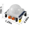A-DIGISHUO 5Pcs HC-SR501 Human Infrared Sensor Module PIR IR Body