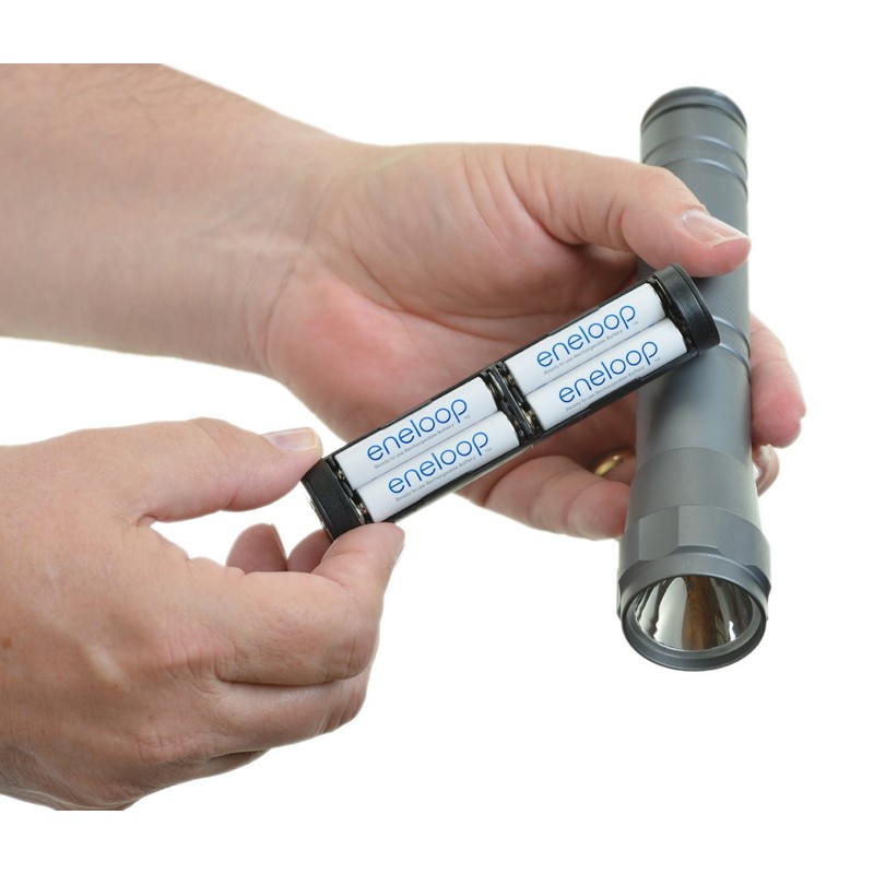 Panasonic K-KJ55MC84CZ Eneloop Power Pack; 8AA, 4AAA y batería Avanzada