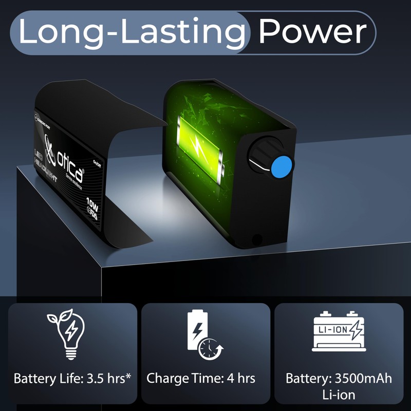 OTICA 10 Watt ENT Surgical LED Headlight for Doctors Hospital