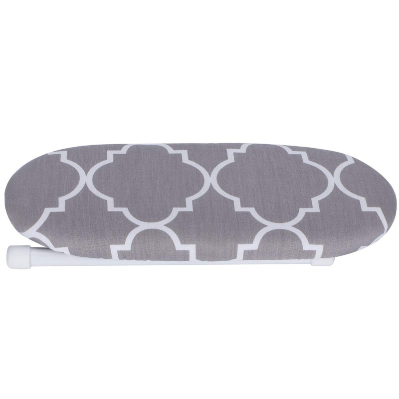AUNMAS Mini Tabla de Planchar con Mangas Plegables, Collares, Mesa