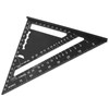 Triangle Ruler 7in Carpenter Square Aluminum 90 Degrees 45 Degrees