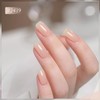 GAOY Jelly Nude Gel Nail Polish Set, 6 Transparent Colors