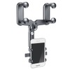 Rearview Mirror Car Phone Holder 360° Rotatable and Retractable Adjustable