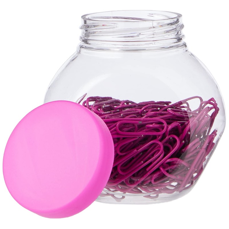 eBuyGB 27 mm 200 Coloured Plastic Coated Metal Paper Clip