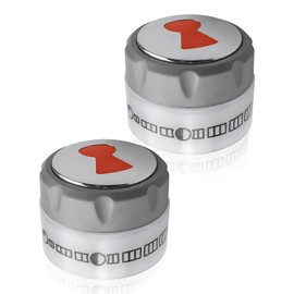MQLPXI 2 PCS 91538 Lighted Control Knobs Compatible with Weber Summit 400/600 Grills 2012 or Later, Burner Control knob Fit for E-470 E-670 S-470 S-460 S-660 S-670 etc
