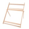 Weaving Looms with Stand, Wooden Multi-Craft Weaving Loom Kit Adjustable