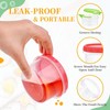 TOFLEN 8 oz Small Plastic Freezer Containers, 6 Pcs, Multicolor