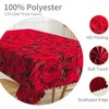 TTQYFNM 60x102inches Red Rose Floral Tablecloth Romantic Rose Flowers Blossom