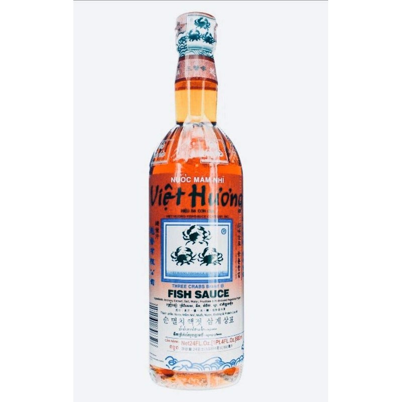 2 PACK, Three Crabs Brand Fish Sauce, 24 oz bottles