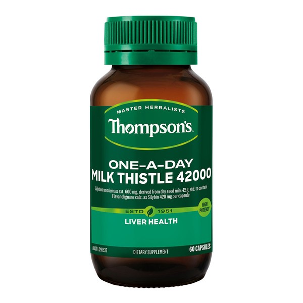 Thompson's Milk Thistle 42,000 One-A-Day - 60 vege capsules