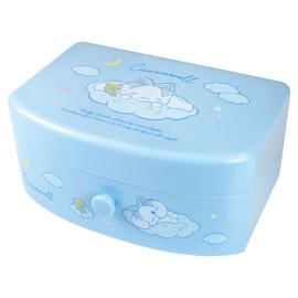 Tees Factory SR-5545345CR Sanrio Characters Jewelry Box with Drawer, Sweet Dream/Cinnamoroll, H2.0 x 6.3 x 4.3 inches (75 x 160 x 110 mm)