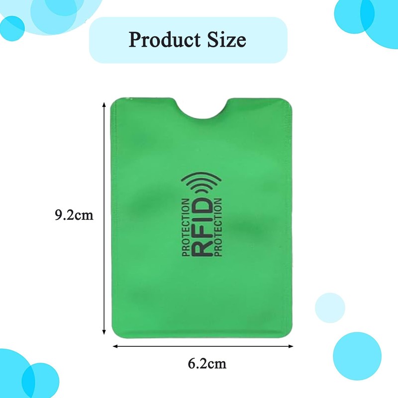20Pcs RFID Blocking Sleeves Upgraded - Secure Credit Card ID
