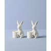 Lenox 897943 Wicker Creek Bunny Candle Holders, Set of 2,