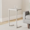 VASAGLE C-Shaped End Table, Side Table for Sofa, Couch Table