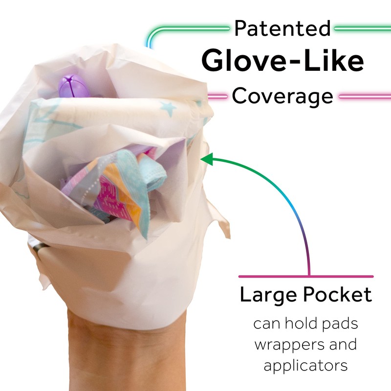 MaskIT Disposal Bags for Pads & Sanitary Napkins, Feminine Hygiene
