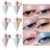 LiangNiShi Liquid Eye Shadow, Glitter, Tear Bag Makeup, Liquid Eye