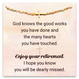 STORYJEWELLERY Cool Retirement Gifts for Women 2024, Retirement Gift for Woman, Teacher Retirement Gifts for Women, Retirement Bracelet, Nurse Retirement Gifts, Happy Retirement, Gifts for Retirement