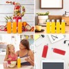 YALIHAIXIA 4 Packs Plastic Juice Bottles with Screw Lid Empty