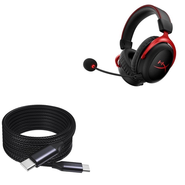 BoxWave Cable Compatible with HyperX Cloud II Wireless - DirectSync