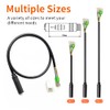 Hub Motor Convert Extension Cable 9 Pin Waterproof Connector 36V