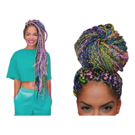 10 Trenza Extension Africana Kanekalon 85 Grs 1.40 Mts