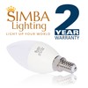 Simba Lighting LED Candelabra Light Bulbs B11 (C37) Candle Shape