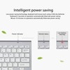 Smart Wireless Keyboard Mouse Kit Silent LED Indicator Waterproof Power