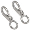 Fixed Spring Snap Hook, Stainless Steel 316 Quick Release Shackles