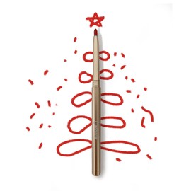 CarMela Red Eyeliner Pencil - Highly Pigmented Creamy Red Eyeliner, Smooth Gliding and Long-Lasting Crayon Eyeliner