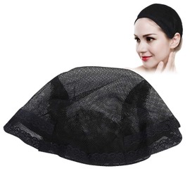 Redes Para El Cabello Invisible Elastic Edge Malla Accesorios Negra Para Cabello Largo Gorras De Peluca De Malla Red Para Cabello For Pelucas Y Postizos Para Adultos Extremo Cerrado Gorro